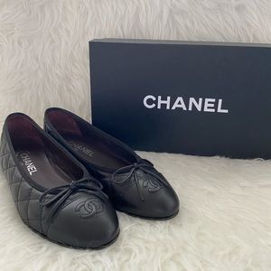 Chanel Quilted Ballerina Flats